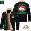 South Sydney Rabbitohs Personalized Fleece Leather Jacket