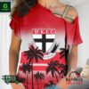 St Kilda Saints AFL Personalized Cross Shoulder Strap Shirt