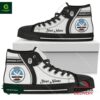 Swansea City Personalzied High Top Canvas Shoes