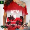 Sydney Swans AFL Personalized Cross Shoulder Strap Shirt