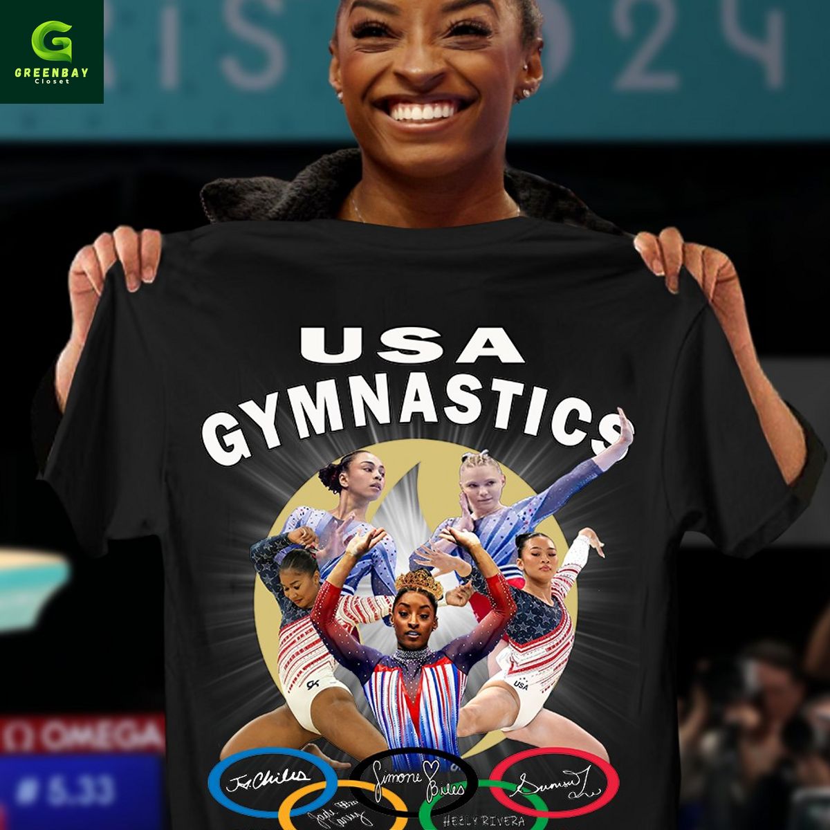 USA Gymnastic Olympic Paris 2024 Gold Medal Shirt USA Gymnastic Olympic Paris 2024 Gold Medal Shirt