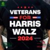 Veterans for Harris Walz 2024 shirt