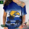 West Coast Eagles AFL Personalized Cross Shoulder Strap Shirt