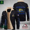 West Coast Eagles AFL Personalized Fleece Leather Jacket