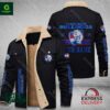 Western Bulldogs AFL Personalized Fleece Leather Jacket