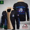 Western Bulldogs AFL Personalized Fleece Leather Jacket