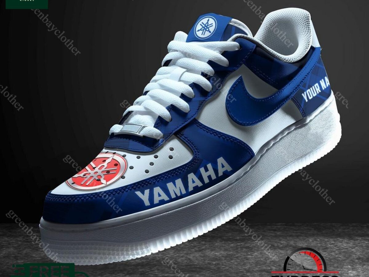 Free Shipping Yamaha Motorcycles Personalized Air Force 1 Sneaker