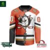 Anaheim Ducks Personalized 2024 Home Mix Away Hockey Jersey