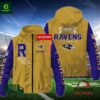 Baltimore Ravens NFL Personalized Windbreaker Outdoor Jacket