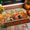 Cleveland Browns NFL Personalized Halloween Doormat