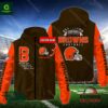 Cleveland Browns NFL Personalized Windbreaker Outdoor Jacket