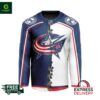 Columbus Blue Jackets Personalized 2024 Home Mix Away Hockey Jersey