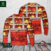 Concrete Mixer Tropical Christmas Ugly Sweater