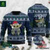 Dallas Cowboys NFL Baby Grogu Star War Ugly Christmas Sweater