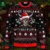 Deck Valhalla With Skulls Of Glory Viking Ugly Christmas Sweater