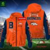 Denver Broncos NFL Personalized Windbreaker Outdoor Jacket