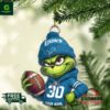 Detroit Lions NFL Grinch Personalized Ornament
