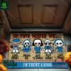 Detroit Lions NFL In This House We Halloween Doormat