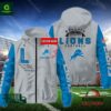 Detroit Lions NFL Personalized Windbreaker Outdoor Jacket