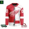 Detroit Red Wings Personalized 2024 Home Mix Away Hockey Jersey