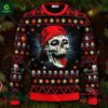 Funny Skull With Cap Skull Ugly Christmas Sweater