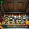 Green Bay Packers NFL In This House We Halloween Doormat