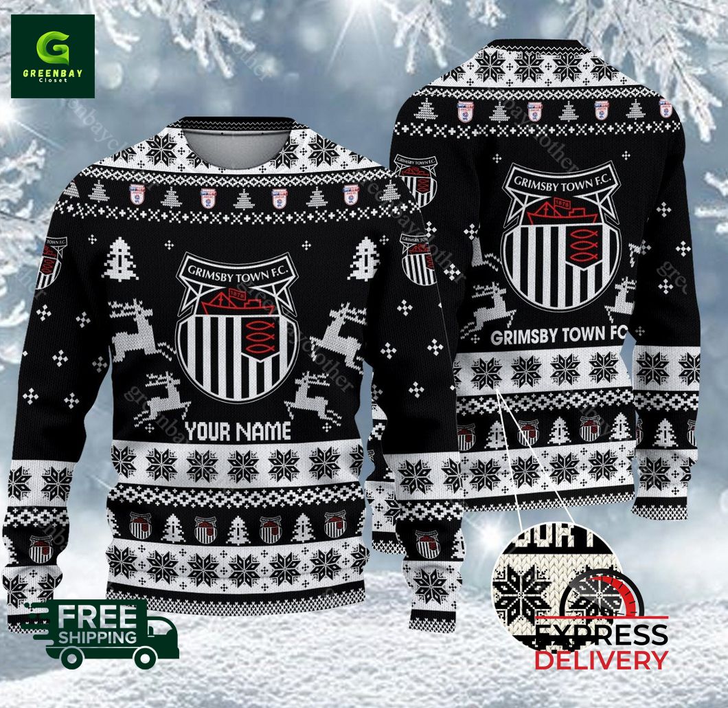 Grimsby Town EFL 2024 Ugly Christmas Sweater