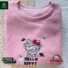 Hello Kitty Halloween Embroidered Sweatshirt Pink