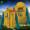 Jacksonville Jaguars NFL Personalized Windbreaker Outdoor Jacket