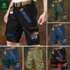 Kansas Jayhawks NCAA Personalized Cargo Short