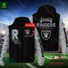Las Vegas Raiders NFL Personalized Windbreaker Outdoor Jacket