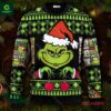 North Carolina Tar Heels 12 Grinch Xmas Day Ugly Sweater