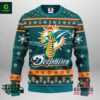 Miami Dolphins NFL Funny Grinch Ugly Christmas Sweater