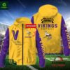 Minnesota Vikings NFL Personalized Windbreaker Outdoor Jacket