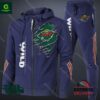 Minnesota Wild NHL Hooded Zip Sports Suit
