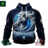 NBA Dallas Mavericks Special Realistic Team Logo Design Hoodie
