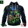 NBA Milwaukee Bucks Special Realistic Team Logo Design Hoodie