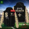 New Orleans Saints NFL Personalized Windbreaker Outdoor Jacket