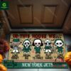 New York Jets NFL In This House We Halloween Doormat