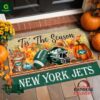 New York Jets NFL Personalized Halloween Doormat