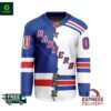 New York Rangers Personalized 2024 Home Mix Away Hockey Jersey