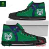 New Zealand Warriors NRL Personalized High Top Canvas Shoes