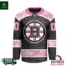 NHL Boston Bruins Special Pink Fight Breast Cancer Hockey Jersey