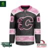 NHL Calgary Flames Special Pink Fight Breast Cancer Hockey Jersey
