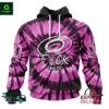 NHL Carolina Hurricanes Fuck Cancer Pink Personalized Hoodie