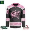 NHL Columbus Blue Jackets Special Pink Fight Breast Cancer Hockey Jersey