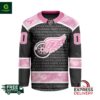 NHL Detroit Red Wings Special Pink Fight Breast Cancer Hockey Jersey