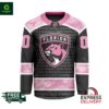 NHL Florida Panthers Special Pink Fight Breast Cancer Hockey Jersey