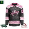 NHL Minnesota Wild Special Pink Fight Breast Cancer Hockey Jersey