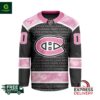 NHL Montreal Canadiens Special Pink Fight Breast Cancer Hockey Jersey